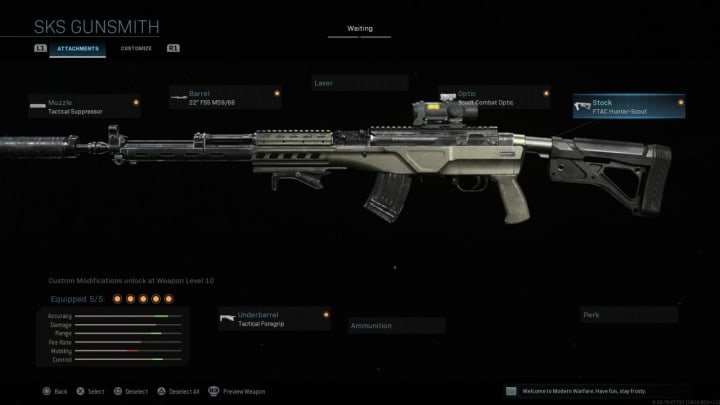 SKS Warzone Build: Best Long Range Setup