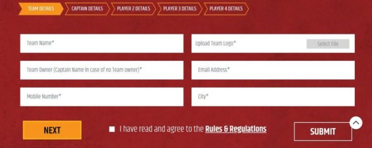 pubg mobile india series registration