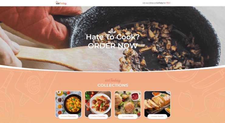Eattoday Website