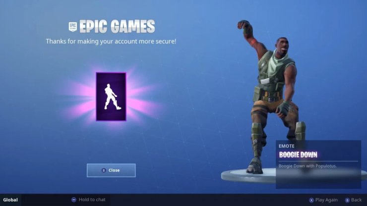 epic games 2fa coden ot working