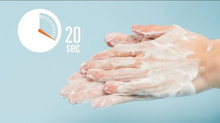 Sanitize Hands 20 Sec