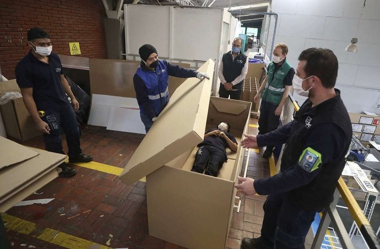 Cardboard Coffin