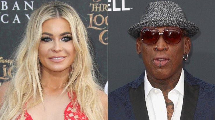 Dennis Rodman And Carmen Electra Are On Good Terms