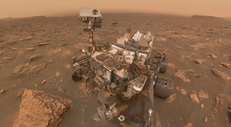 Mars Curiosity Rover Selfie