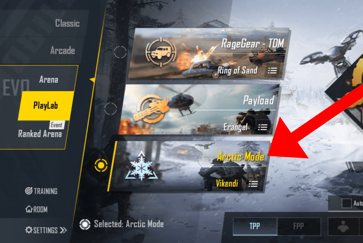 Pubg Mobile Arctic Mode