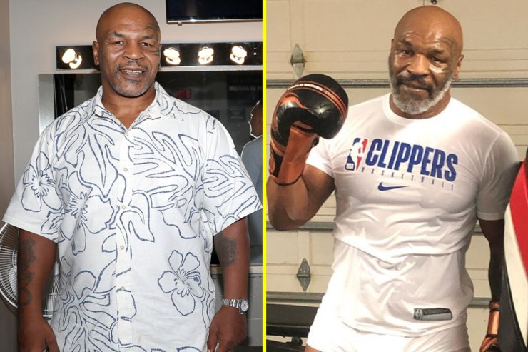 Mike Tyson training