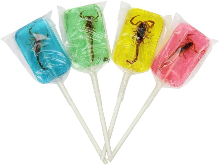 scorpion lollipop