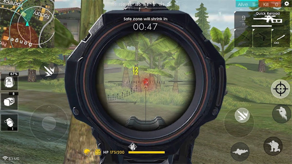 Free Fire mistakes ammo