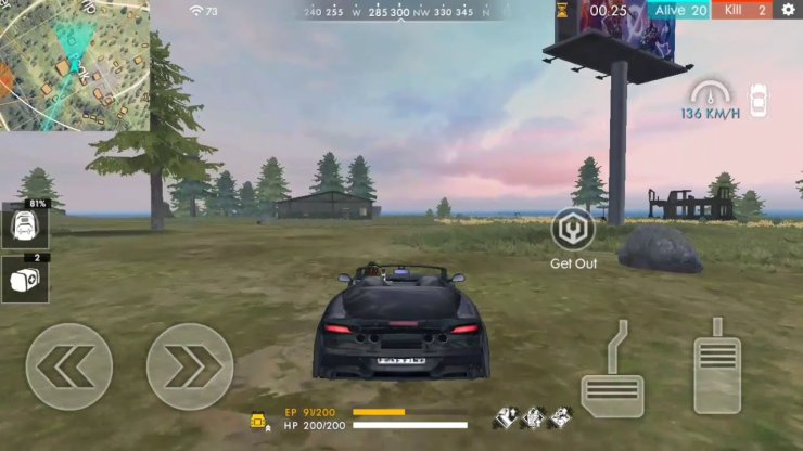 Free Fire mistakes driving