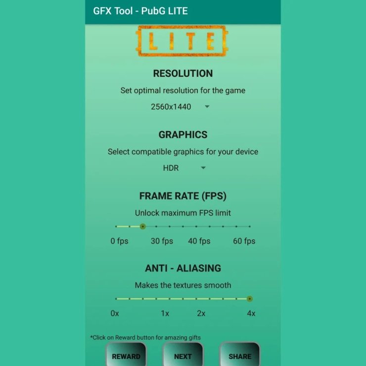 Gfx Tool For Pubg Lite