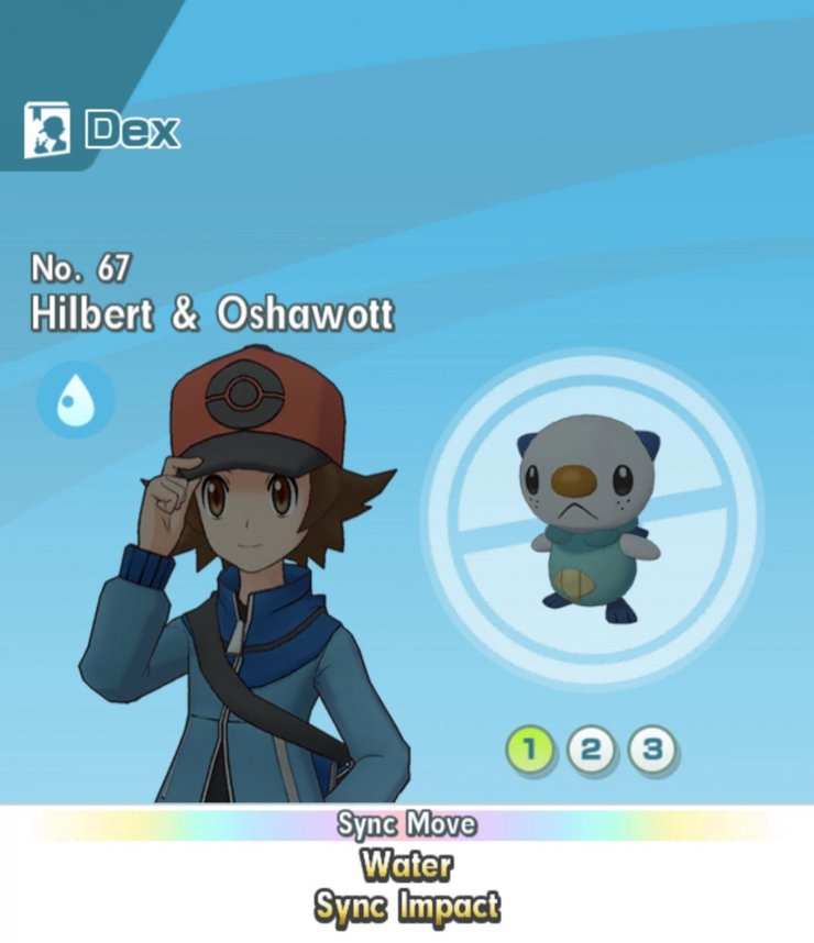 pokémon masters gameplay hilbert