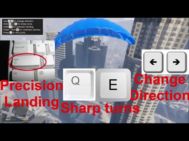 Inwoner vrijgesteld Ingrijpen How To Open Parachute In GTA 5 PC: How To Glide From The Sky In GTA 5