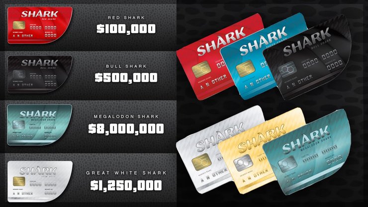 gta 5 online how to earn money shark cards