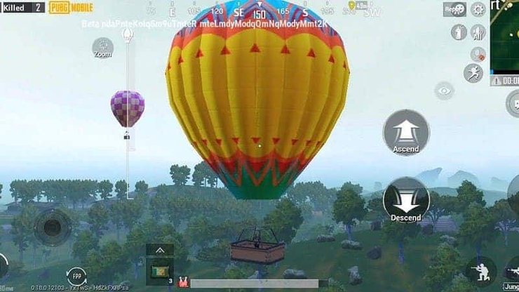 Pubg Mobile Mysterious Jungle Mode Balloon