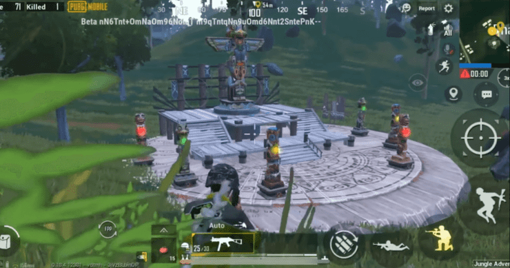 Pubg Mobile Mysterious Jungle Mode Dance Stage