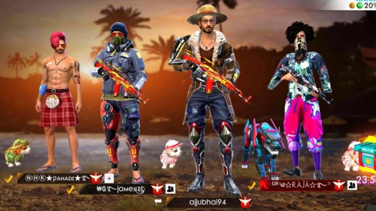 Squad Playing On Brasilia - Garena Free Fire - YouTube