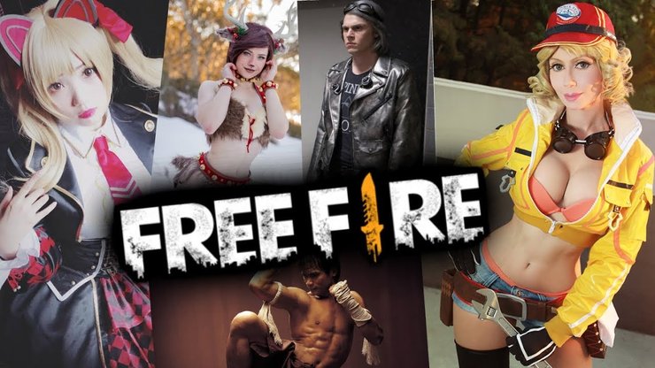 SKINS de FREE FIRE en la VIDA REAL! // COSPLAY FREE FIRE -- SET de ...