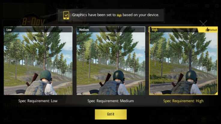 best control setting for pubg