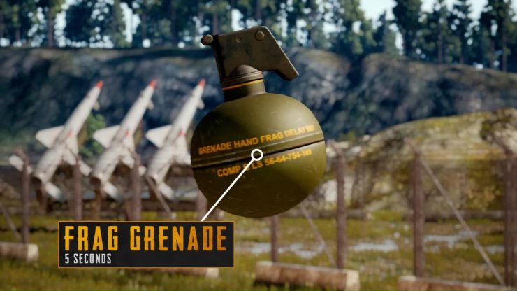 frag grenade Pubg Mobile Training