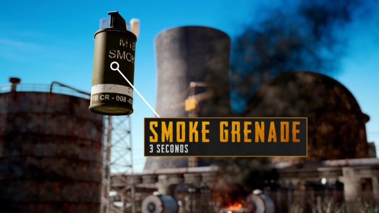 smoke Grenade In Pubg Mobile Training