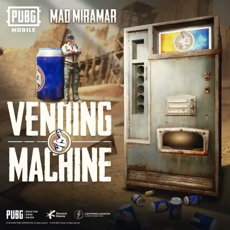 use vending machine in pubg