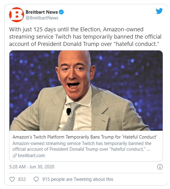 Twitch banned Donald Trump 1
