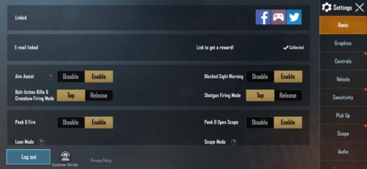 Bandookbaaz Ingame Settings