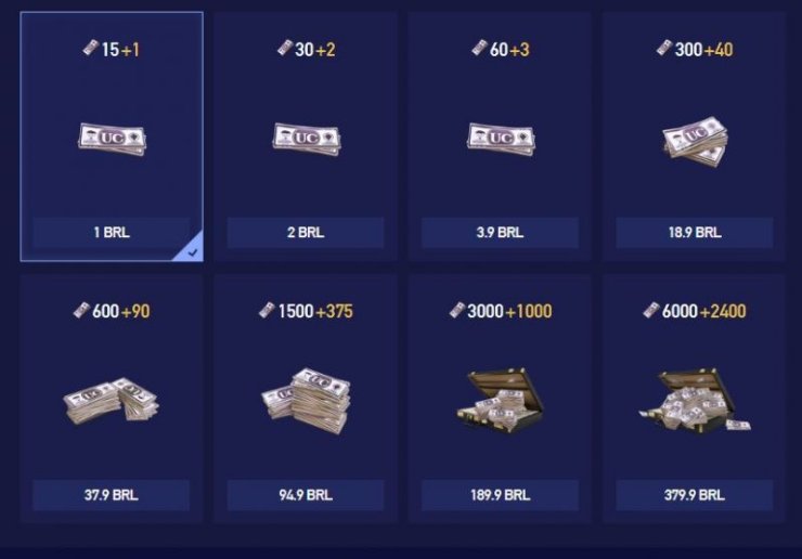 pubg uc price