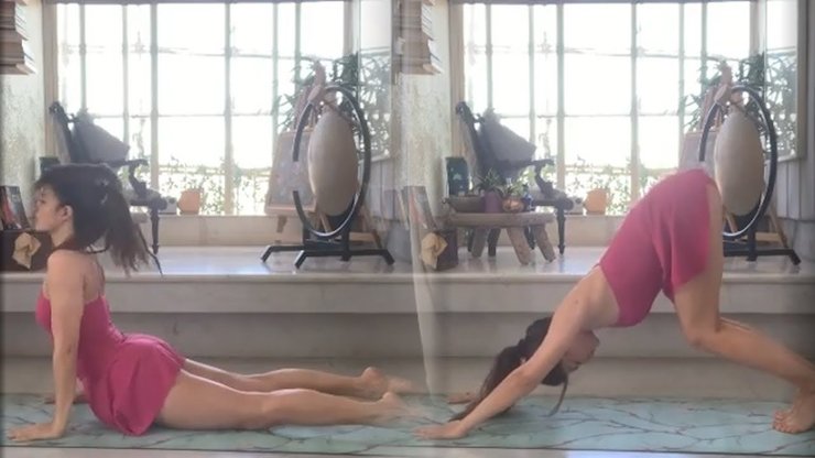 Jacqueline Fernandez yoga 4