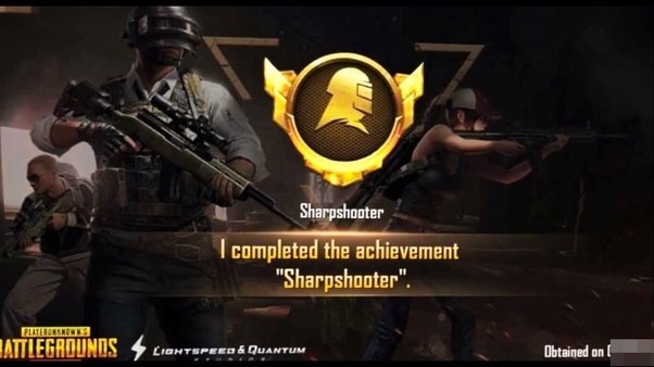 pubg mobile titles sharpshooter