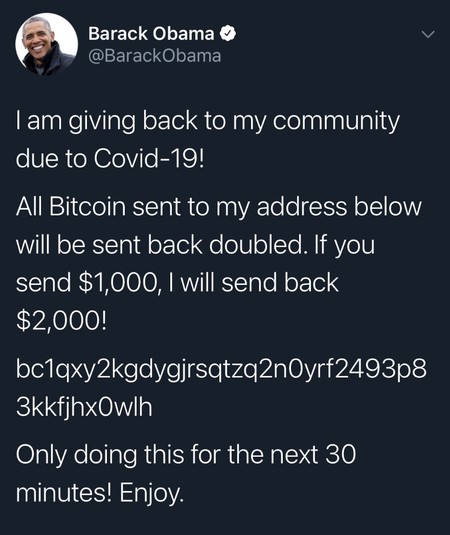 Twitter Hack Barack Obama Elon Musk Bill Gates Bitcoin Spam