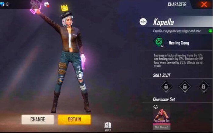 Free Fire Kapella Birthday Facts