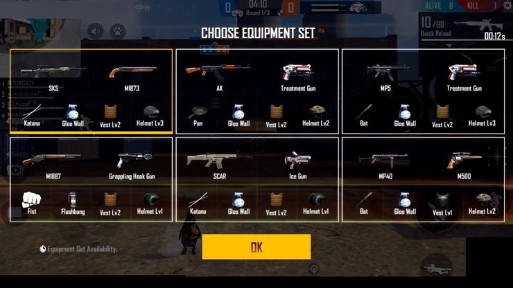 Equipment Mode Convoy Crunch free fire new mode