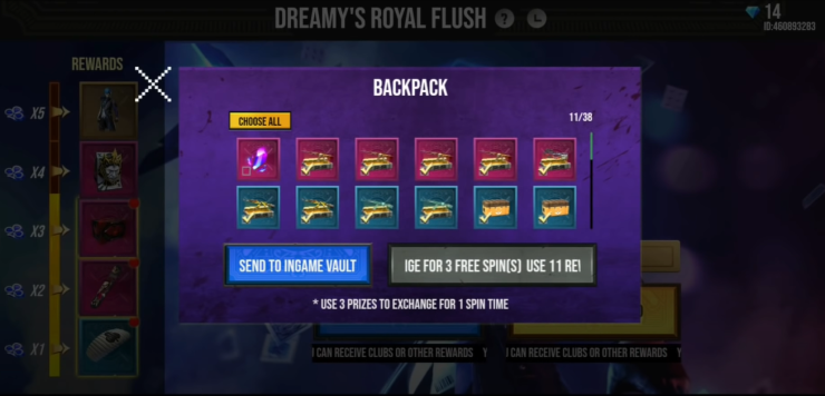 I GOT DREAMY CLUB BUNDLE FROM DREAMY'S ROYAL FLUSH EVENT