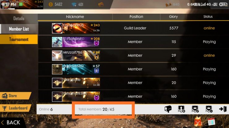 how to create your own guild in free fire