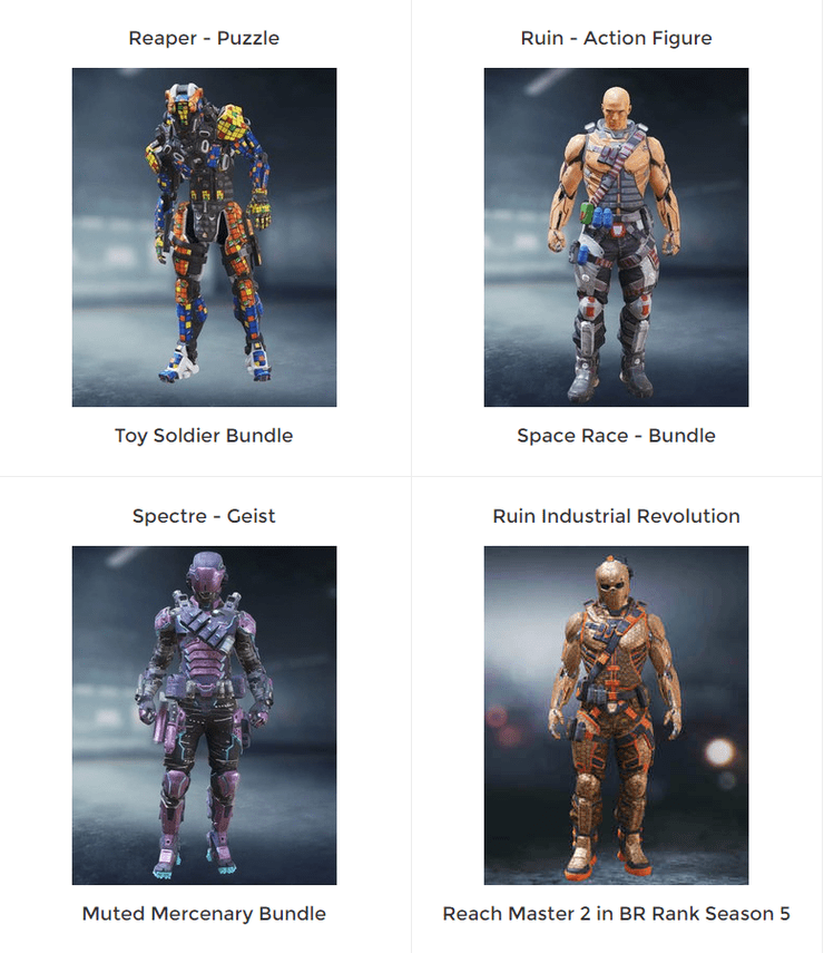 Cod Mobile Character Skins 15