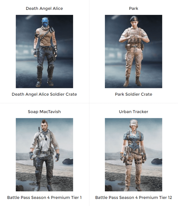 Cod Mobile Character Skins 17