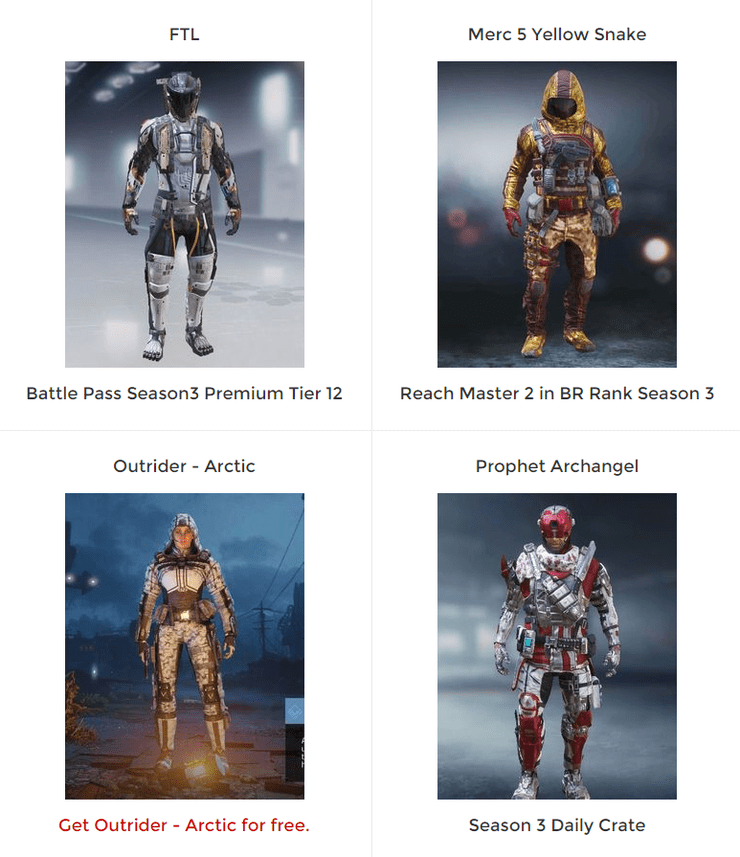 Cod Mobile Character Skins 20