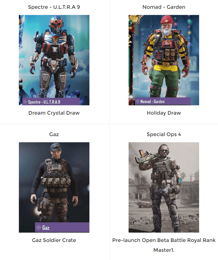 Cod Mobile Character Skins 21