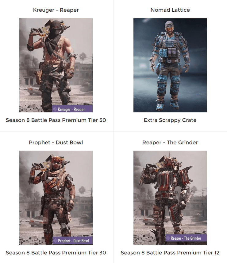 Cod Mobile Character Skins 3