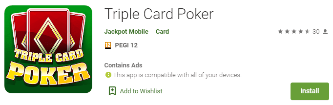 Triple Card Poker