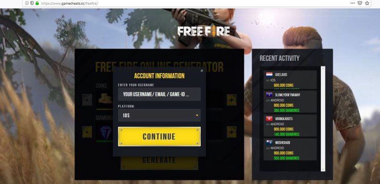 Get Unlimited Free Diamonds With Free Fire Diamond Top Up