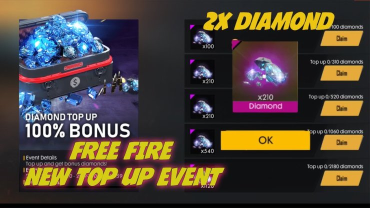 Get Unlimited Free Diamonds With Free Fire Diamond Top Up ...