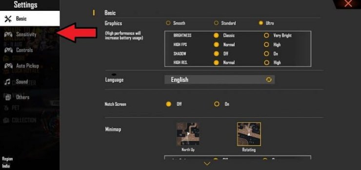 Garena Free Fire: How To Change Scope Sensitivity Complete ...