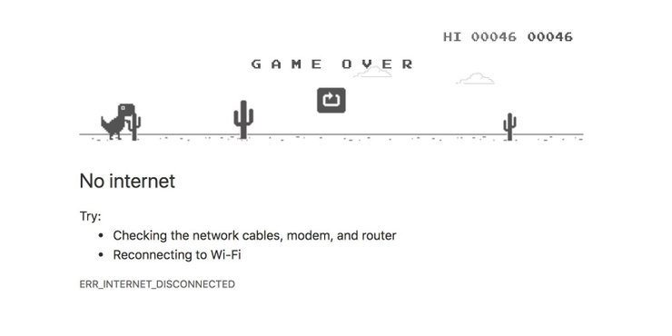 No internet dinosaur How To