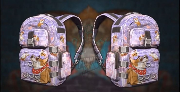 An anime-themed backpack