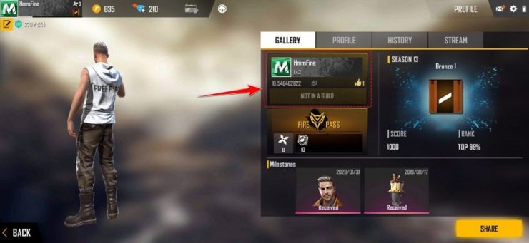 How To Find Your Free Fire ID