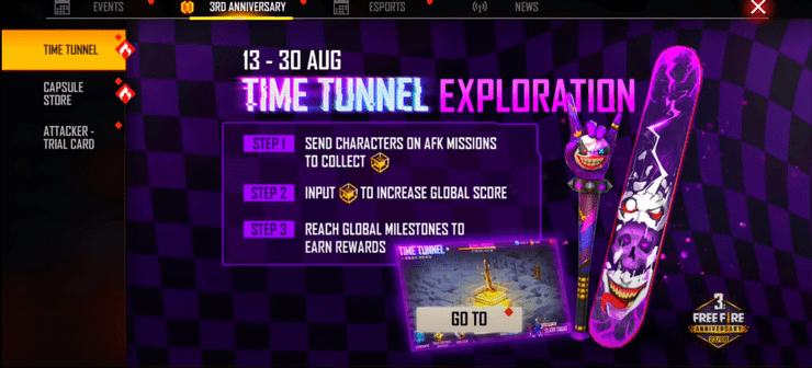 Time Tunnel Event