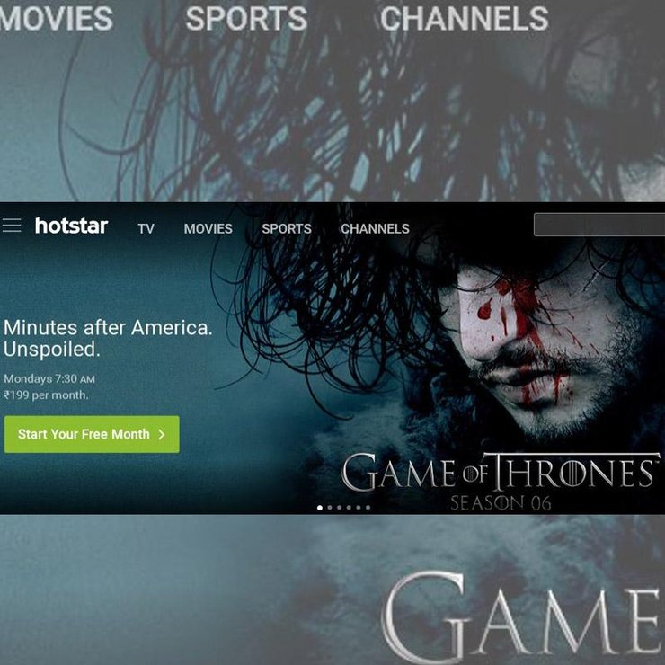 Streaming Service with Game of Thrones
