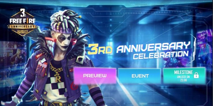 Get Free Fire 3rd Anniversary Code And Receive Amazing Rewards